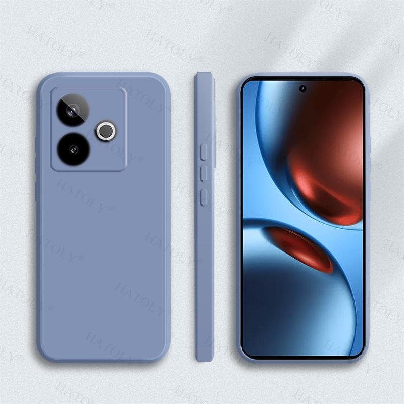 For Realme GT 7 Case Cover For Realme GT 7 Anti-knock Liquid Silicone Candy Color Case For Realme GT 7 Case 6.78 inch