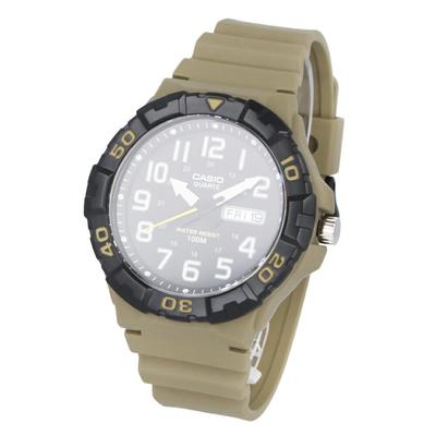 Analog Watch Resin Khaki Black MRW-210H-5A