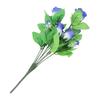 Simulated Flower Fake Flowers Sunset Red Yellow Rose Red Blue Milk White Plastic Simulated Silk Plastic Flower