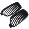 2Pcs Car Front Bumper Center Grilles Black Grills 51137263479 51137263480 for BMW 3-Series F31 Touring 2012 2013 2014 2015-2017