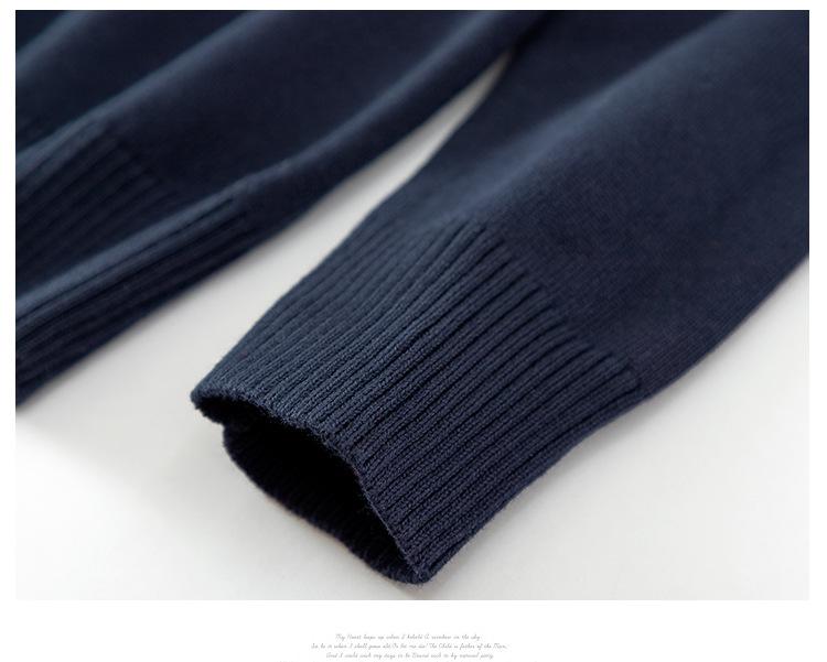 Autumn Korean Style Kids' Cardigan: Boys' Sweater & Girls' Long Sleeve School Uniform