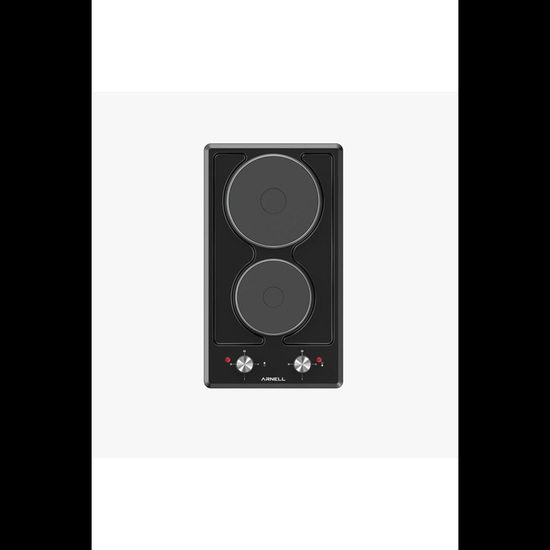 

2 Электрическая встроенная черная эмалированная плита