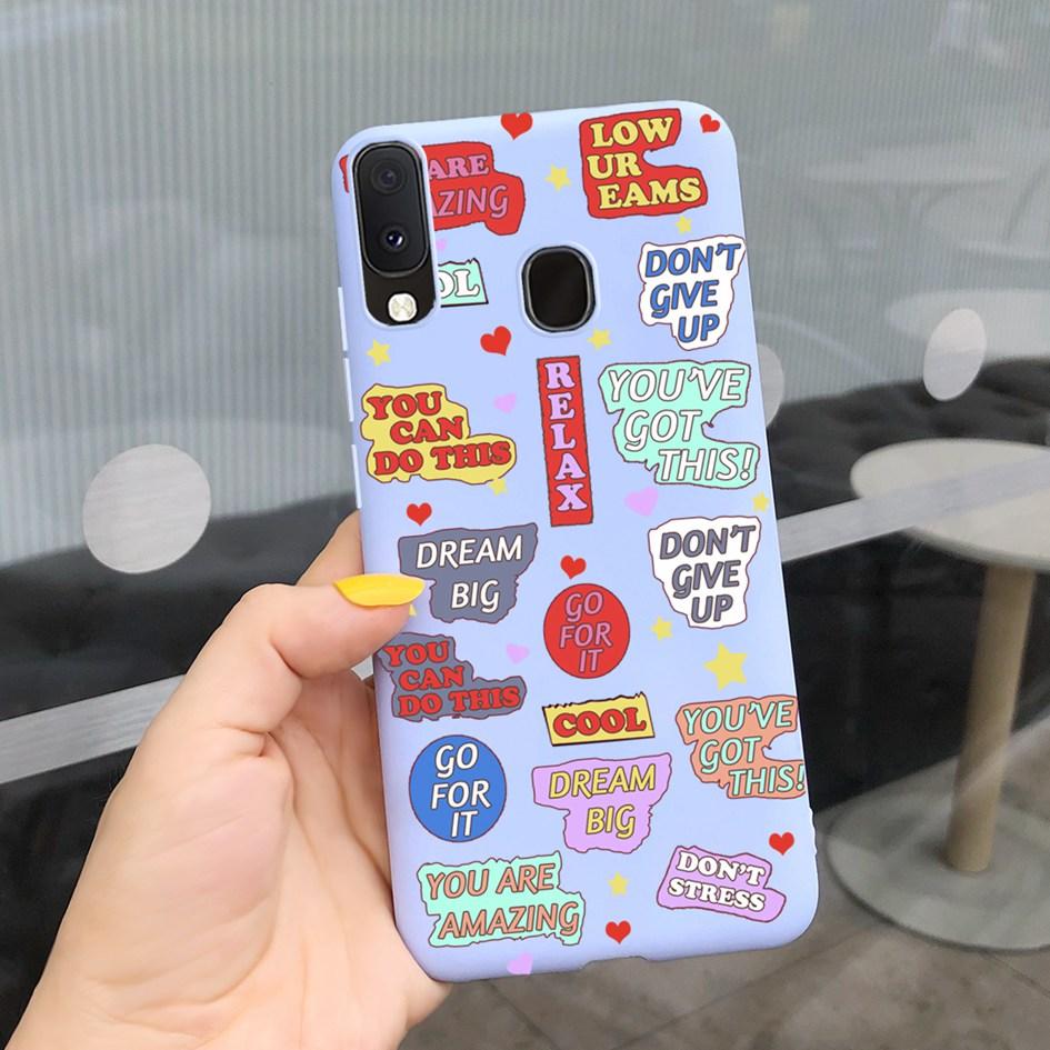 Bunte Blumen Hülle Für Samsung Galaxy A20 A20S A20E Hüllen Silikon Rückseite Weiche Fundas Für Samsung A20 S A207F A 20 E Coque