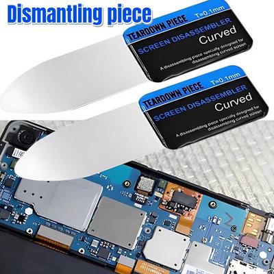 1/3/5 ADET Cep Telefonu Kavisli LCD Ekran Spudger Açma Kaldırma Kartı Araçları Ultra İnce Esnek Cep Telefonu Sökme Çelik Metal