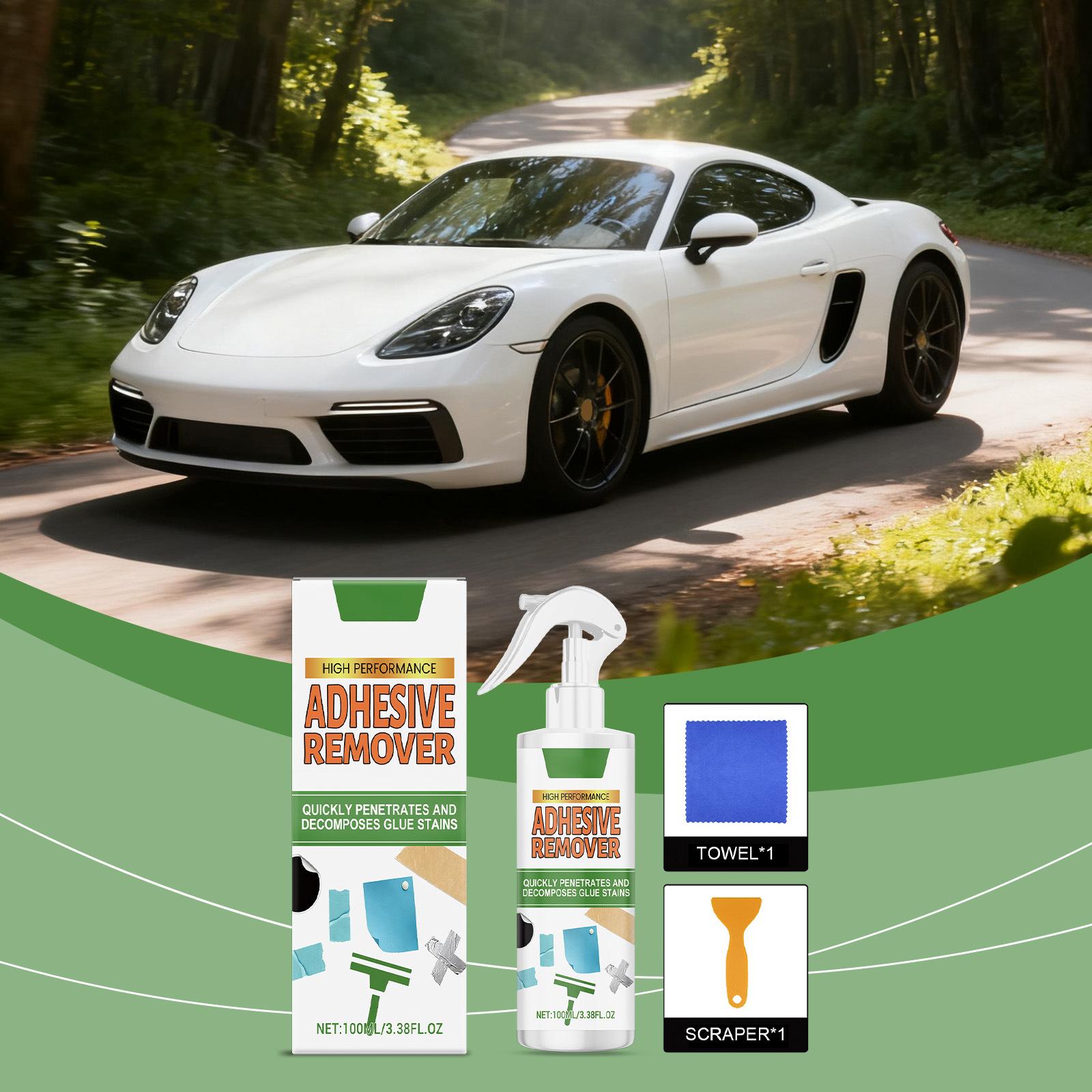 

Спрей для видалення клею, Засіб для видалення залишків клею, Засіб для видалення клею з пластиковим скребком, Засіб для швидкого видалення клею, Засіб для видалення наклейок з автомобіля 100 мл One Size