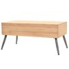  Coffee Table, Solid Fir Wood, 115 X 55 X 50 Cm