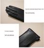 Women's Winter Warm Lambskin Leather Gloves - Windproof, Thickened, Touchscreen, Short, Trendy, Light Luxury for Motorcycle Riding