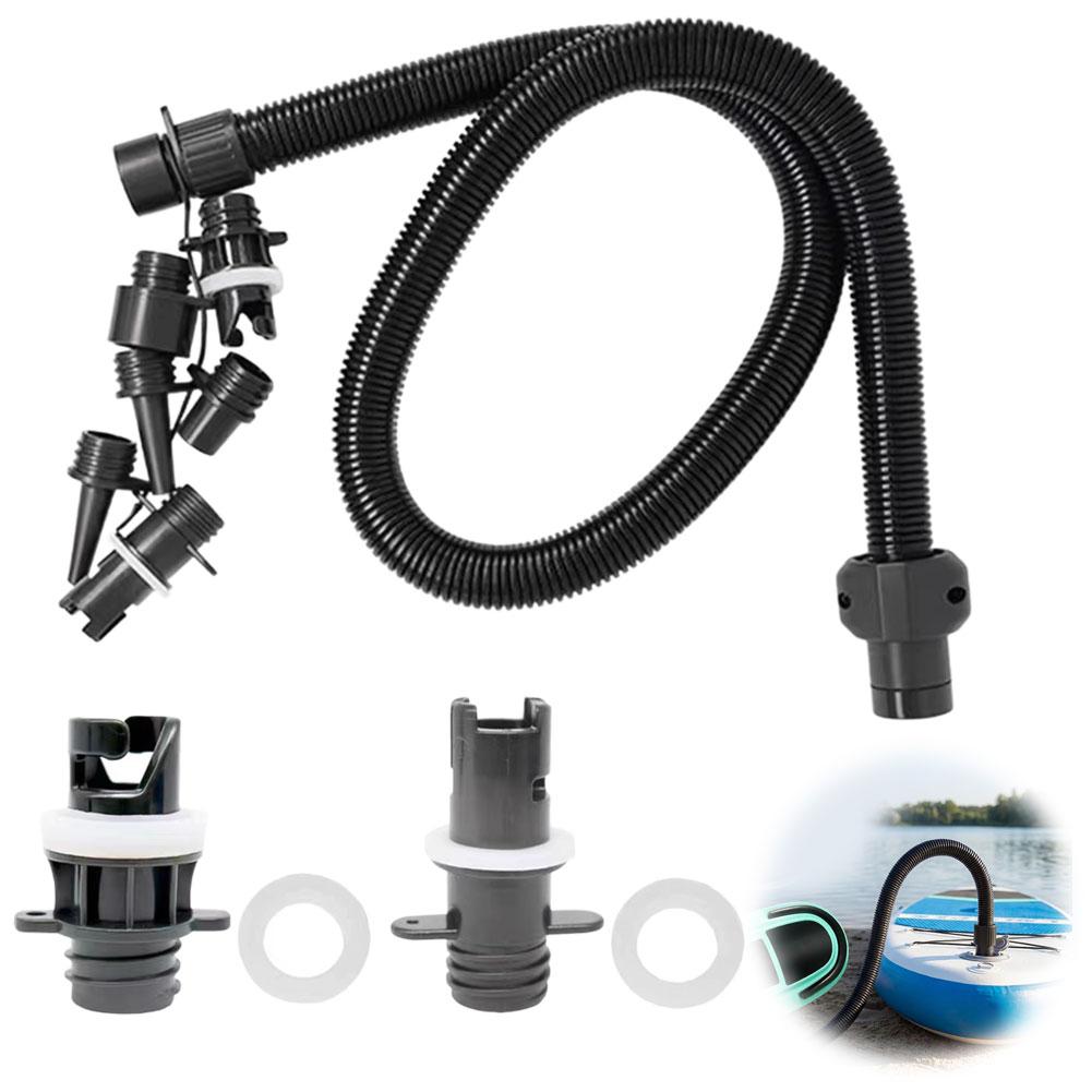 SUP Inflatable Boat Inflatable Raft Inflatable Bed Surfboard Valve Electric Pump with Spiral Inflation Tube and Wave Tube