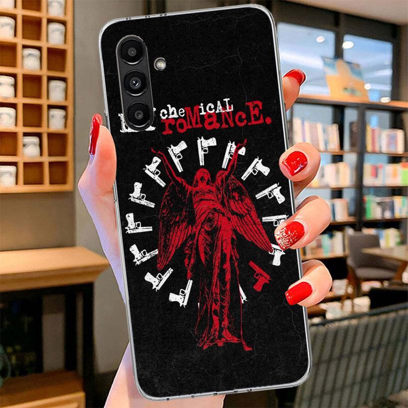 My Chemical Romance MCR Phone Case For Samsung Galaxy A17 A37 A57 A16 A26 A36 A56 A15 A25 A35 A55 A14 A24 A34 A54 A13 A23 A33 A5