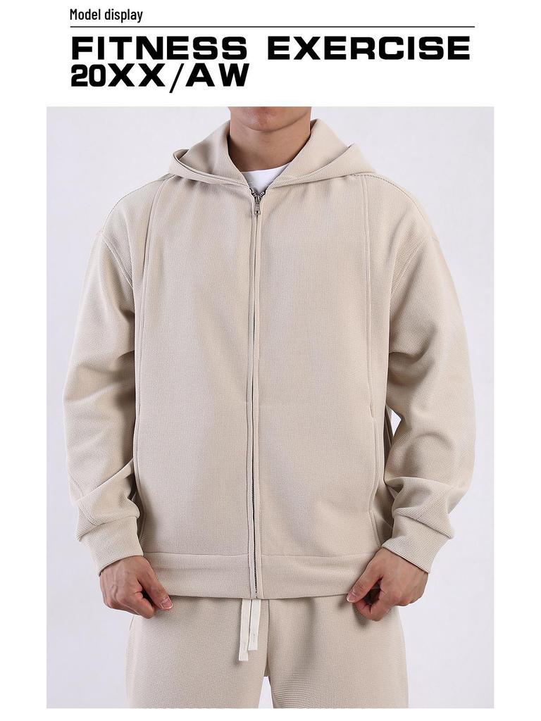 Herren Kapuzenjacke mit Reißverschluss - Herbst/Winter Smart Casual Oberbekleidung mit Taschen (2024)