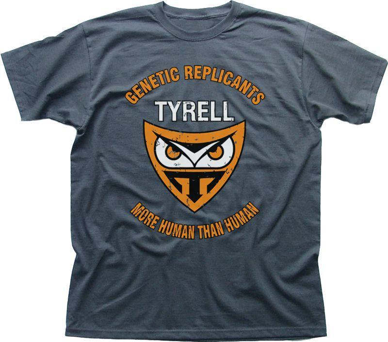 BLADE RUNNER 2049 Human Replicant NEXUS 6 TYRELL charcoal t-shirt 5302 S разноцветный