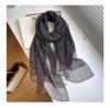Plaid silk wool scarf women hijab for ladies pashmina shawls and wraps New Foulard Bandana Bufanda Blanket Scarves