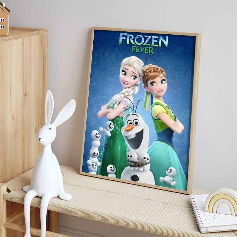 Disney 5D DIY Diamond Painting Decoration Frozen Birthday Surprise Diamond Embroidery Rhinestone Cross Stitch Set Handmade
