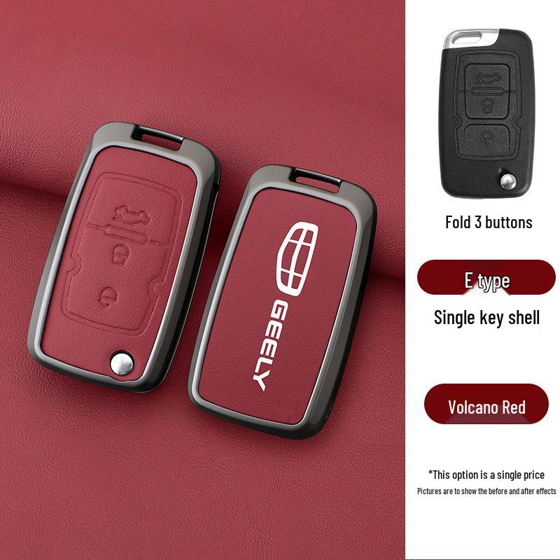 Geely E Model Leather Car Key Holder