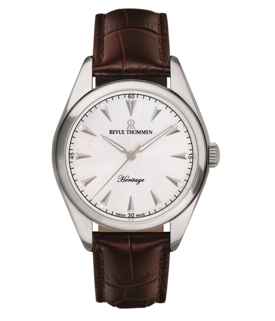 Revue Thommen Automatic Swiss Men's Watch, Made, Brown, 21010.2533