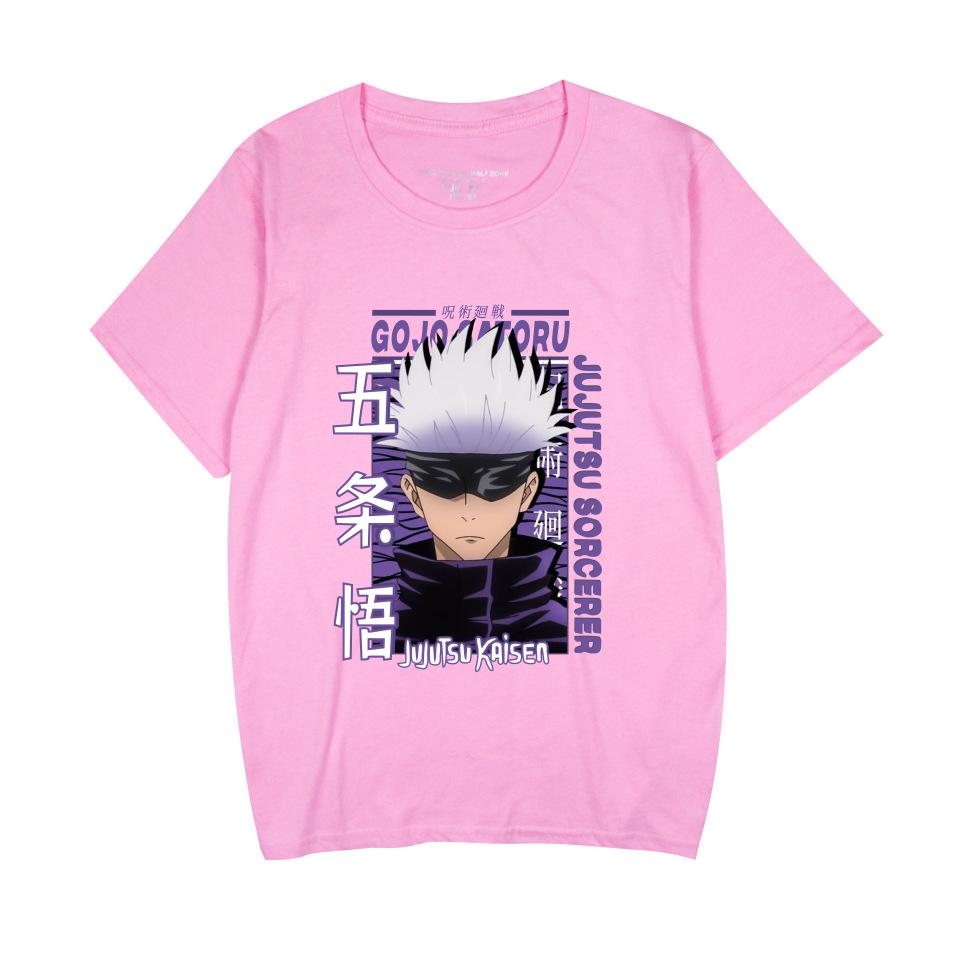 NEW Arrival Women/Men's Casual Jujutsu Kaisen Anime Printed Short Sleeve T-shirt Funny Tee Shirts O-neck Cool Tops