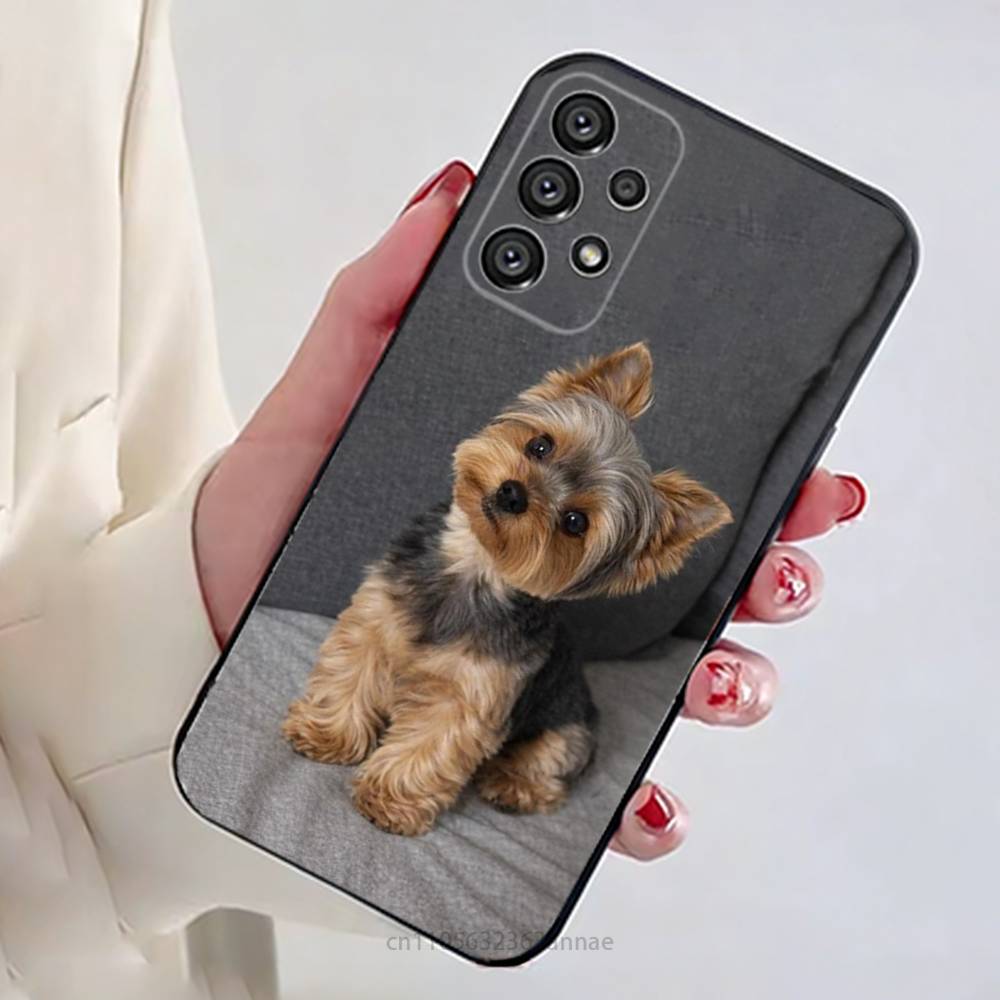 Yorkshire Terrier Dog Phone Case for Samsung Galaxy A73,23,53,33,14,24,13,72,22,52,32,54,A34 Soft Cover