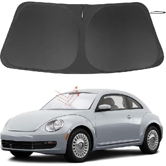 TINGLU Sun Shade For Tesla Model X Tesla X 2016-2024 2025 Accessories Windshield Sun Shade Window Shade UV Rays Protection Sun Visor Cover With