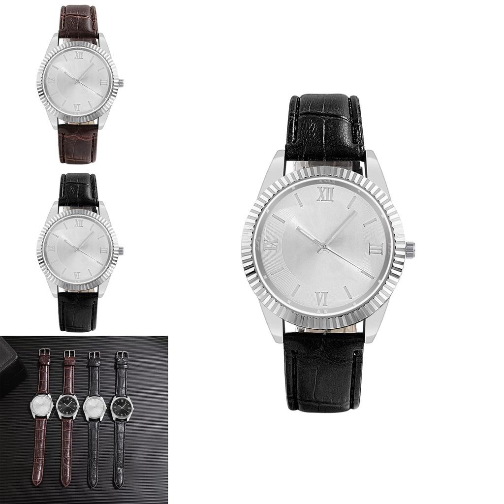 Men's Fashion Business Watch With Quartz Movement Casual Style 8mm Thickness