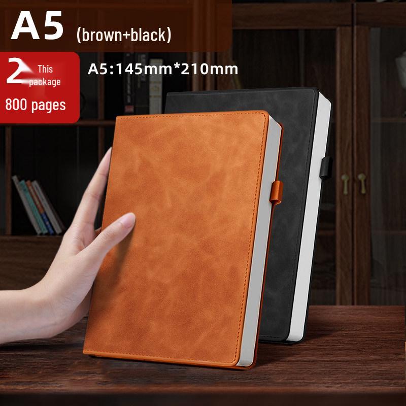 2026 Business Meeting & Office Diary: 4 Thickened Notebooks for Bookkeeping & Work Record