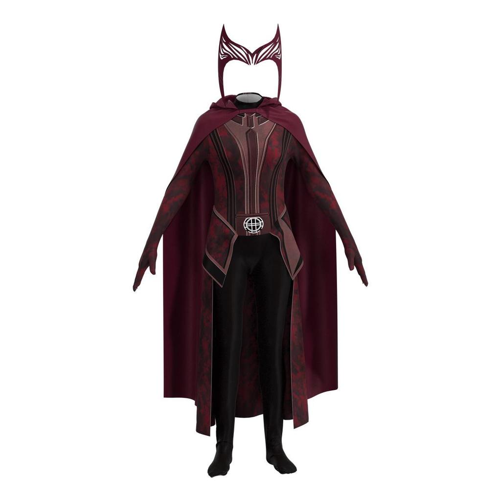 WandaVision Scarlet Witch Cosplay Costume - Magic-Inspired Attire