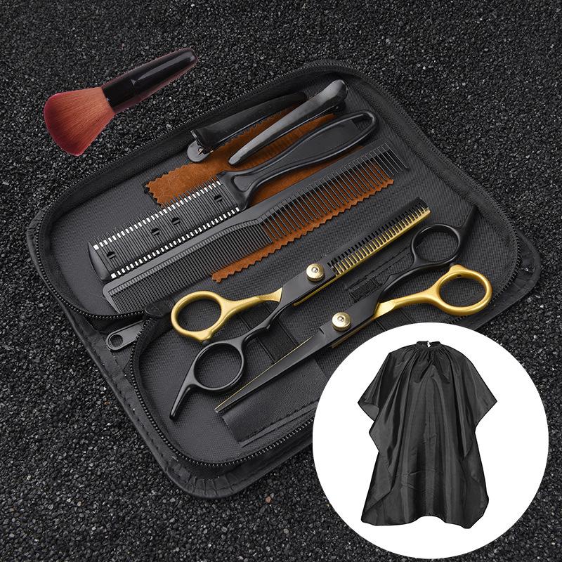 Stainless Steel Hairdressing Scissors & Thinning Shears Set for Cutting and Styling