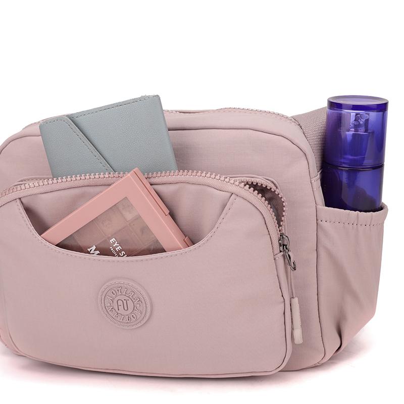 Women's Multi-Layer Shoulder Bag Solid Color Crossbody Bag Mother Bag