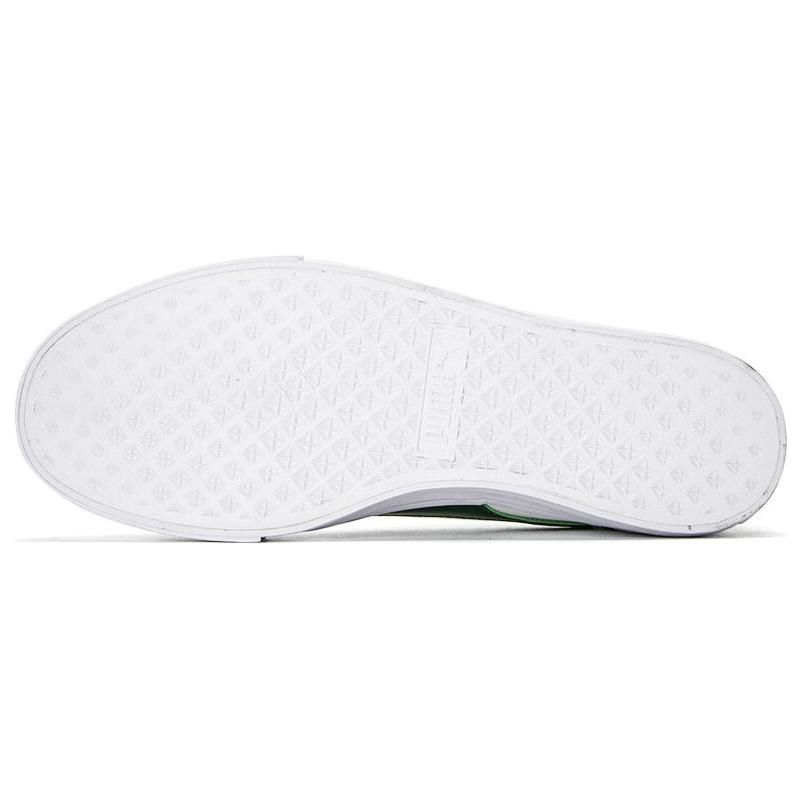 Puma Tênis Casuais de Cano Baixo Bari Tênis Unissex Branco Verde 389382-04