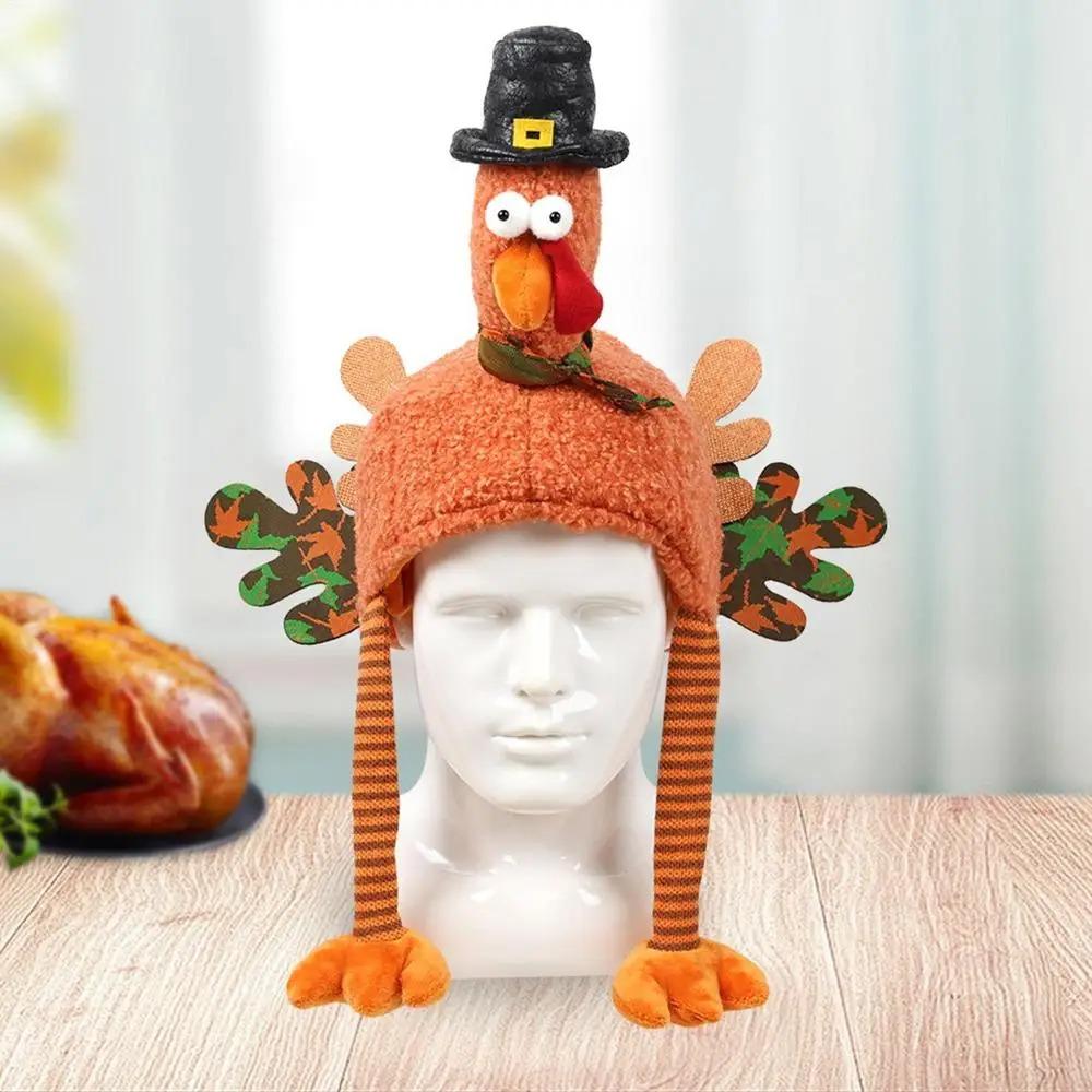 High-top Thanksgiving Cap Handmade Thanksgiving Decor Adorable Halloween Cosplay Costume  Holiday