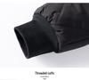 Men's Fleece-Lined Lapel Cotton Jacket - Casual, Warm Outerwear for Middle-Aged and Elderly Dads