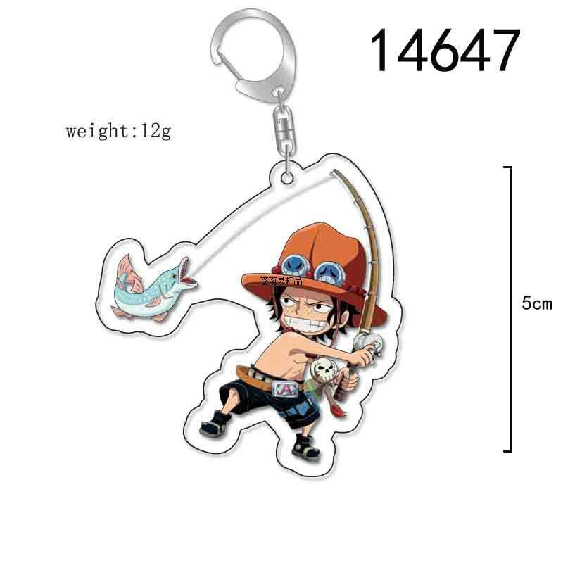 Anime/Cartoon One Piece Keychain/Acrylic Keychain - Luffy, Zoro Acrylic Keychain/Cartoon Keychain Gift