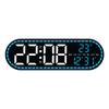 Multifunctional LED Geometric Style Clock for Living Room, Dining Room, and Bedroom - Model GH9009