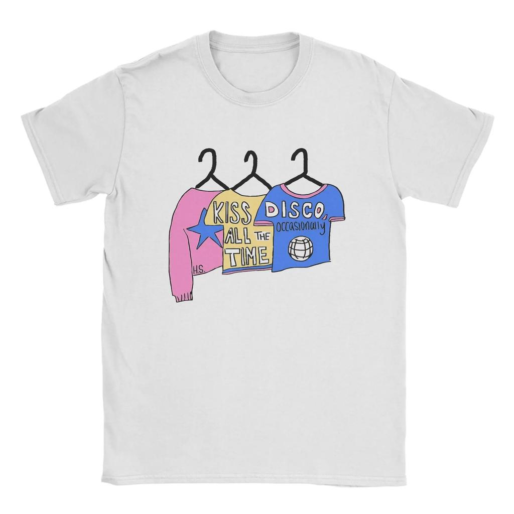 Kiss All The Time Disco Occasionally T Shirt Summer Popular T Shirts Men Pure Cotton Crewneck Tees Short Sleeves Tops