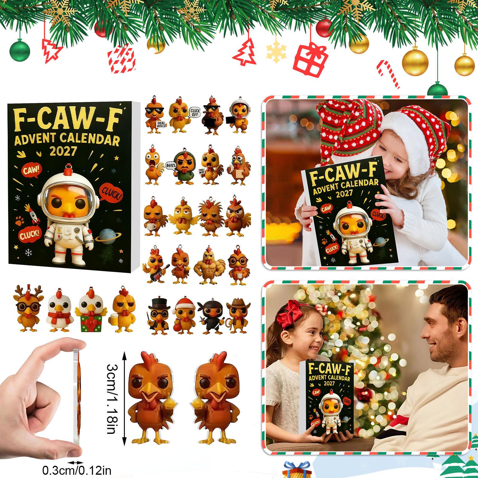 

Advent Calendar Contains 24 Gifts, Cute Figures Doll Advent Calendar, Countdown Calendar With Surprise Toys, Collectible Figures Gift For Kids One Size