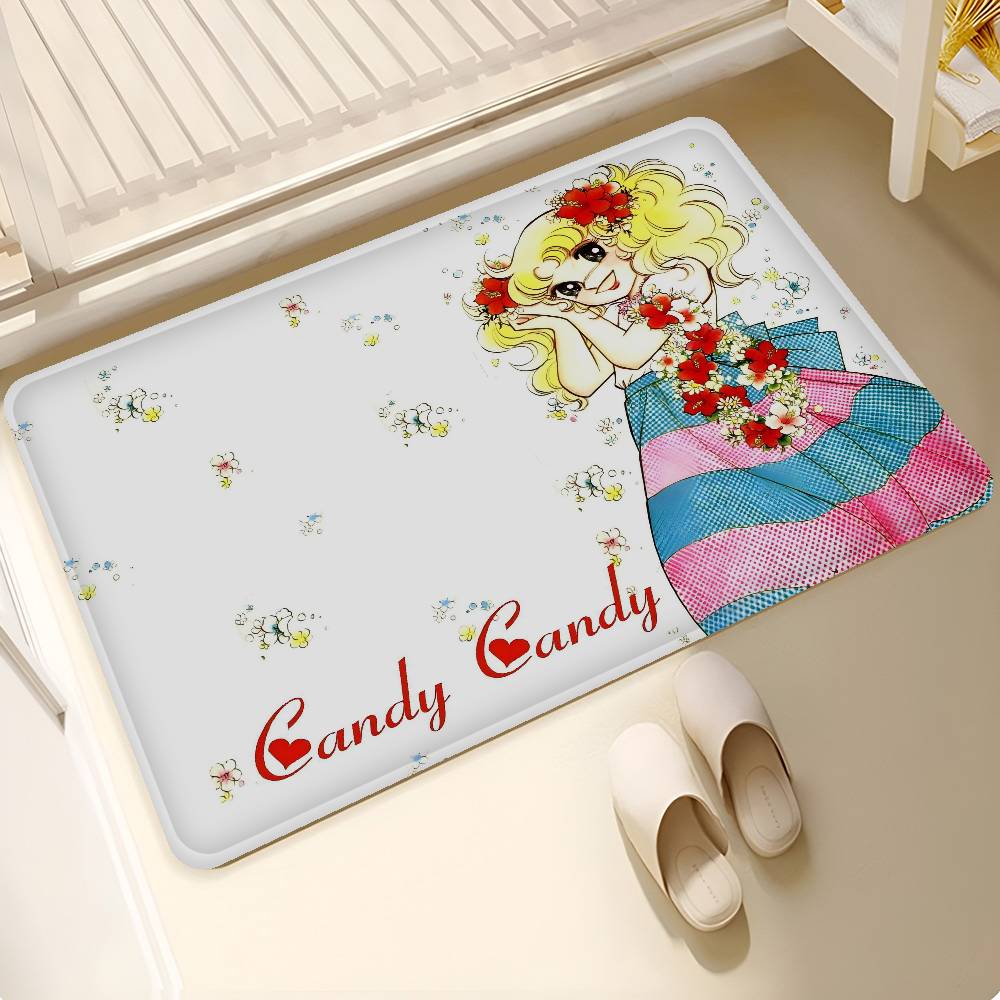 Classic Anime C-Candy C-Candy Room Mats Retro Multiple Choice Living Room Kitchen Rug Non-Slip Welcome Rug