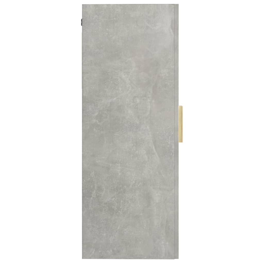 Vidaxl Wall Cabinet, Concrete Grey, 69.5X34X90 Cm