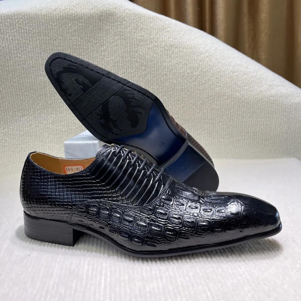 Men's Brown Genuine Leather Dress Shoes Designer Luxury Italian Brand Double Buckle Monk Strap Formal Office Wedding Footwear