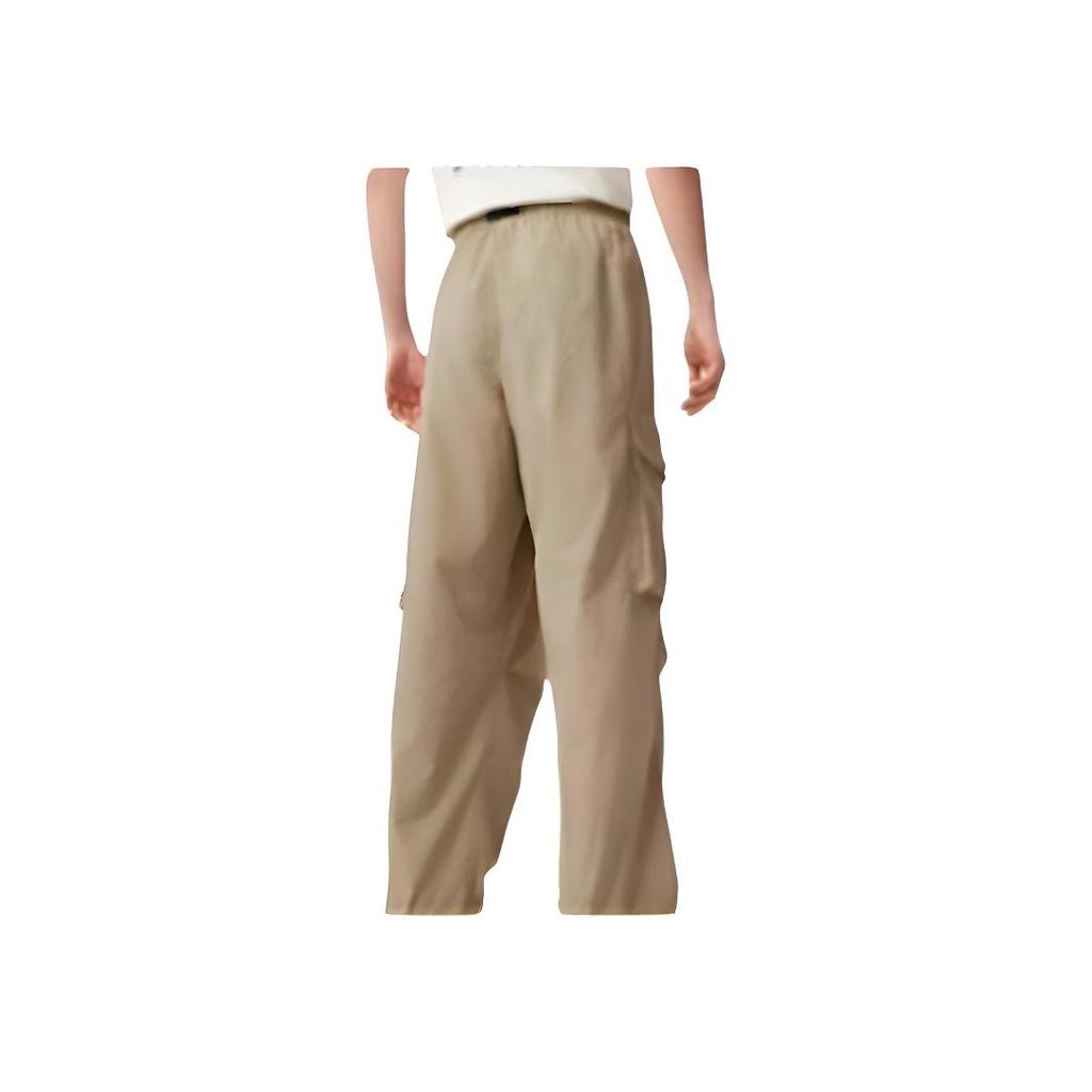 Li-Ning Simple Solid Color Straight Leg Comfortable Versatile Casual Pants Men Bottoms Brown Khaki AKXV151-5