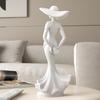 Advanced Sculpture Figurines Creative Spring Breeze Phantom Character Art Ornament Living Room Study Figure Statue Decoration