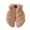 Chaleco de Piel para Niñas Otoño Invierno Moda Grueso Cálido Chaleco Ropa Exterior para Niños Niña Navidad
