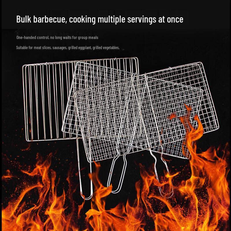 Stainless Steel BBQ Grill Net Set