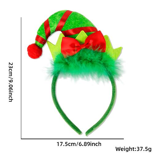 Cartoon Christmas Headband Headdress Children Adult Party Decoration Christmas Hat Christmas Tree Headband Hair Accessories