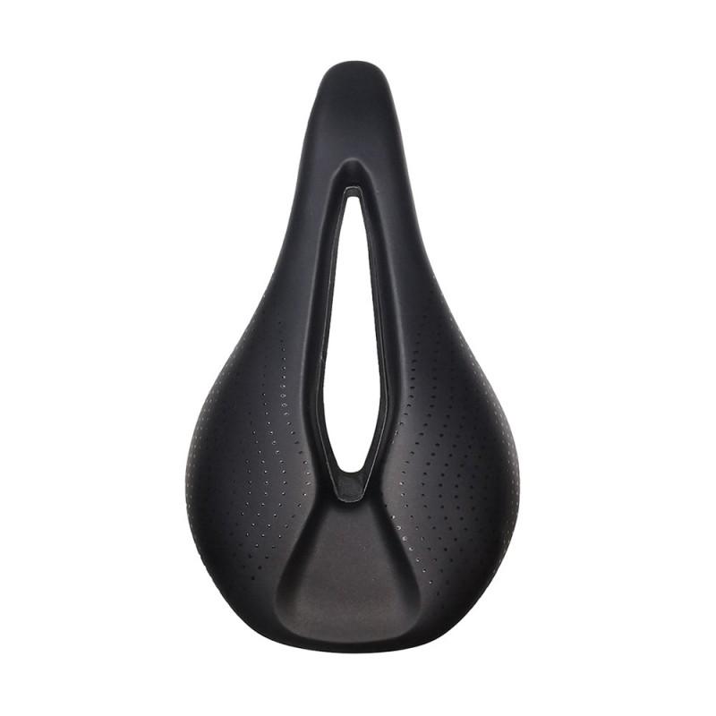 BALUGOE 3D Hollow Cycling Saddle Mountain Bike Road Comfortable Ergonomic Seat Pad Nylon Fiber Base EVO PU Leather