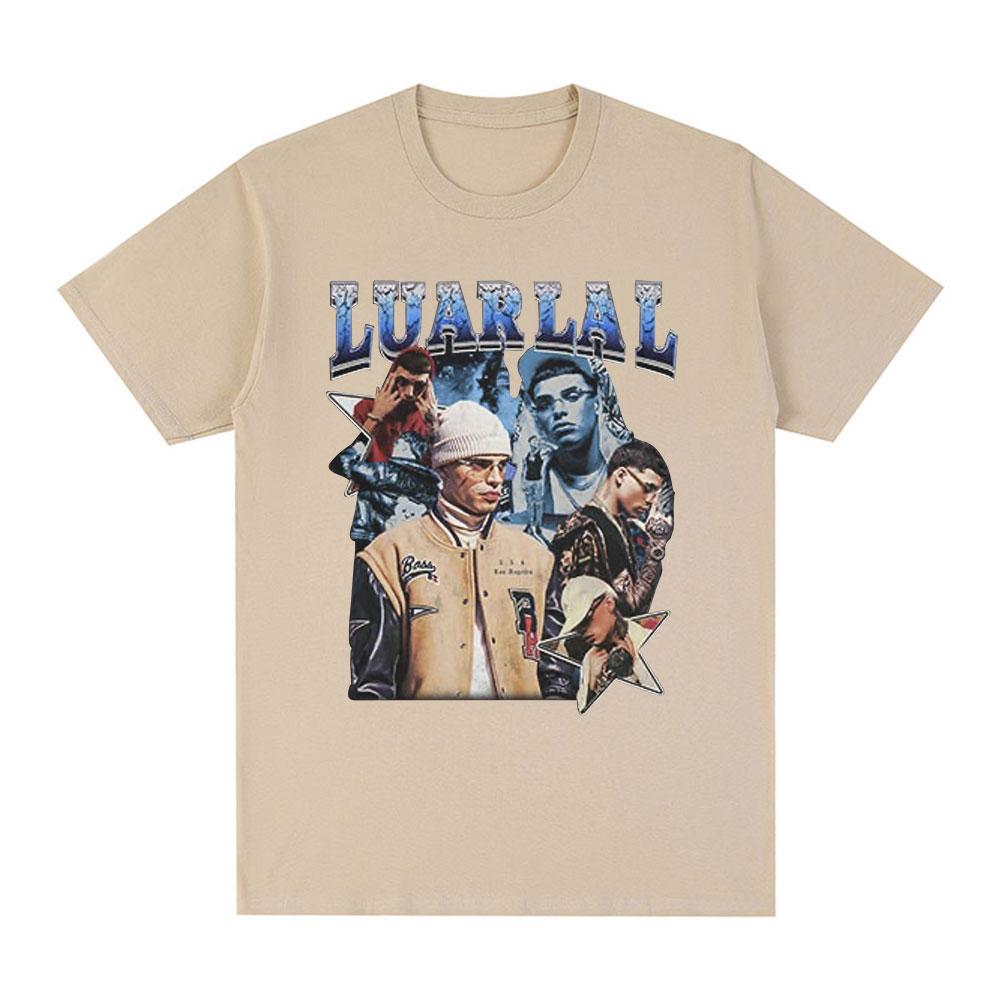 Rapper Luar La L L3TRA Graphic T Shirts Men's Fashion Vintage Short Sleeve T-shirts Cotton Casual Oversized T-shirt Streetwear