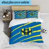 Duhok Dynamic Sports Emblem 3PCS Bedding set,Ideal for 1pc Duvet Cover And 2pcs Pillowcases Perfect for Fan gift,Ideal for Bedroom, Dormitory