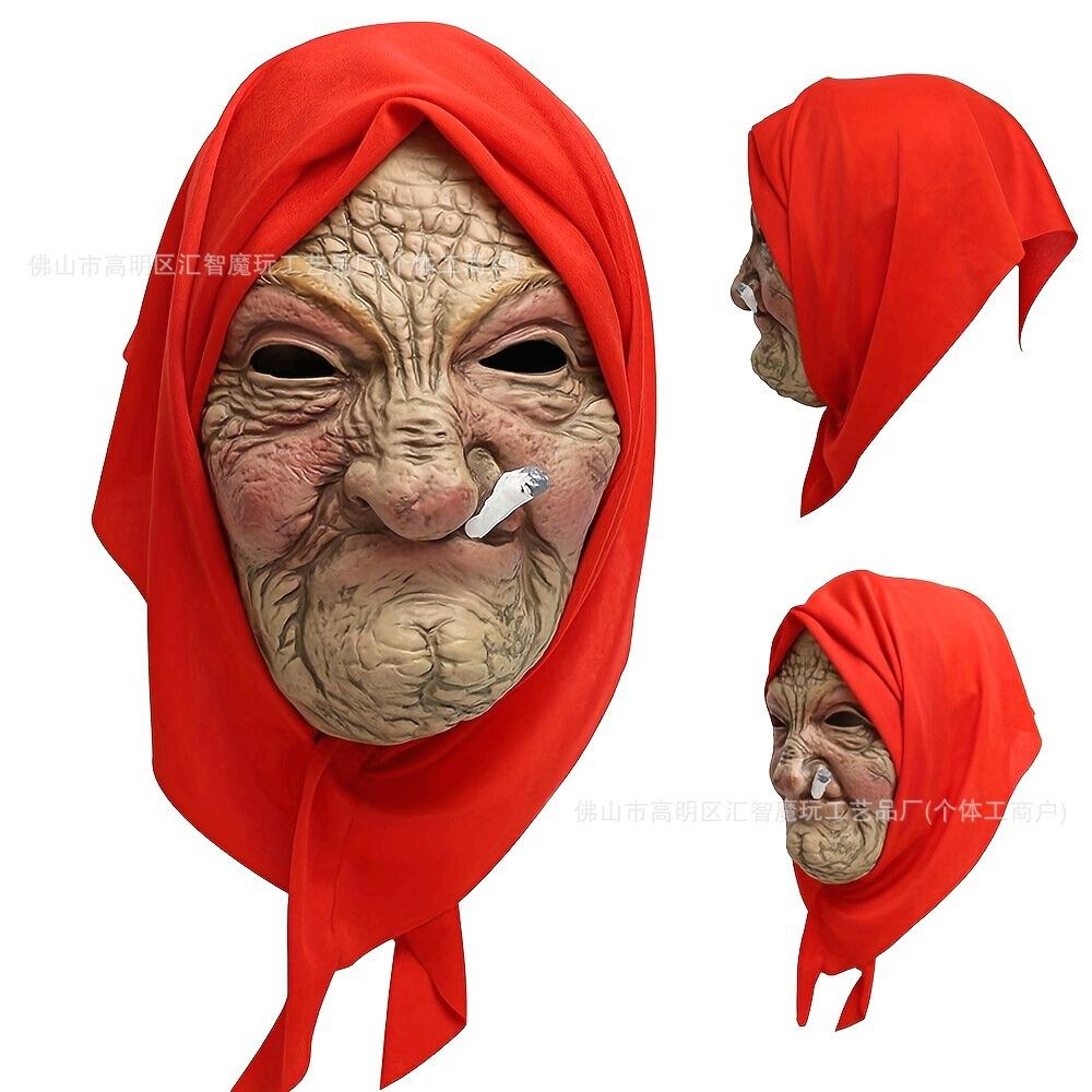 Hot-selling Halloween masks for the elderly, realistic and funny old man headgear
