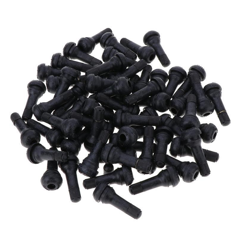100x TR-413 Tire Valve Stems Truck Car Rubber Industrial Replacement