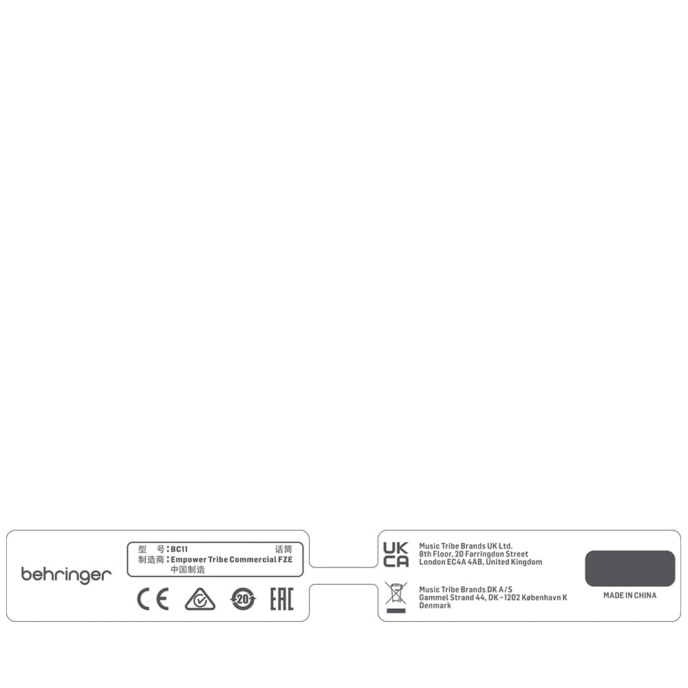 Behringer Cablu pentru căști BC11 Premium cu microfon în linie