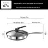 Stainless Steel Non-Stick Honeycomb Frying Pan for Steaks & Pancakes