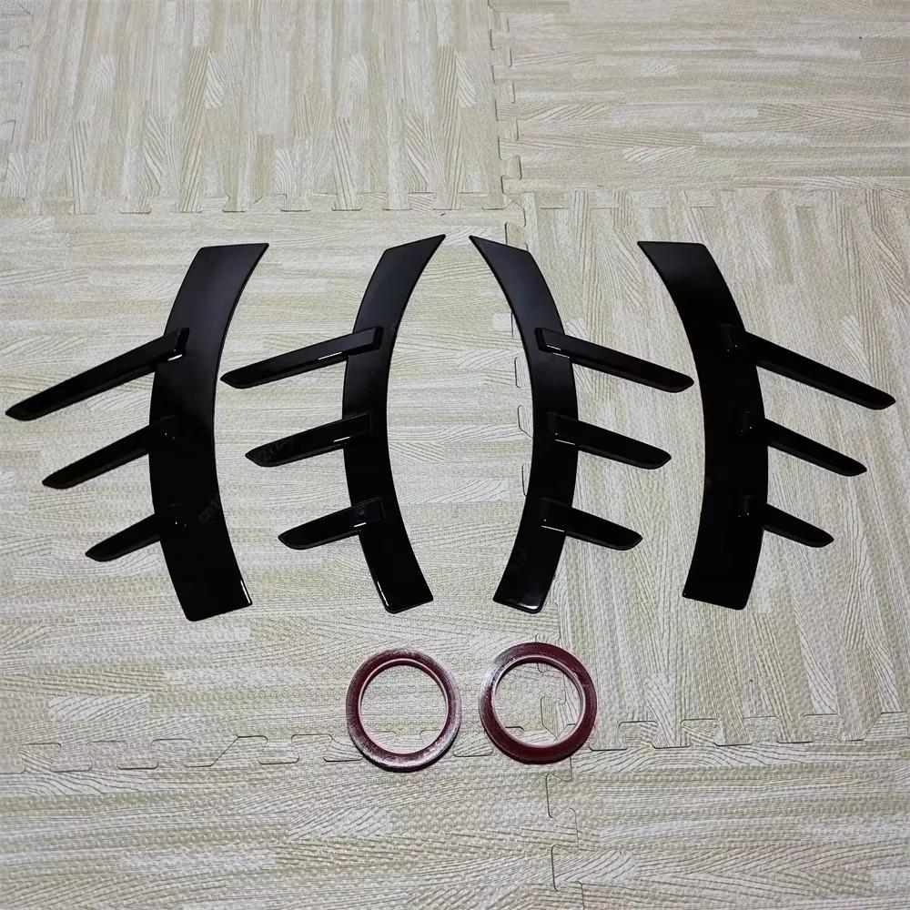 

4Pcs Car Front/Rear Bumper Side Fender Trim Cover MP Style Side Spats Canards Body Kits For BMW 2 Series M2 G87 2023-2024 Tuning